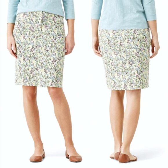 J. Jill Live-In Chino Skirt NWOT size 16 - Picture 1 of 15
